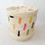 20" Lidded Palm Basket- Multicolor