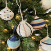 Blues & Brown Droplet Ornament: Assorted - Amsha