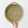 Handled Sweetgrass Tray - Amsha