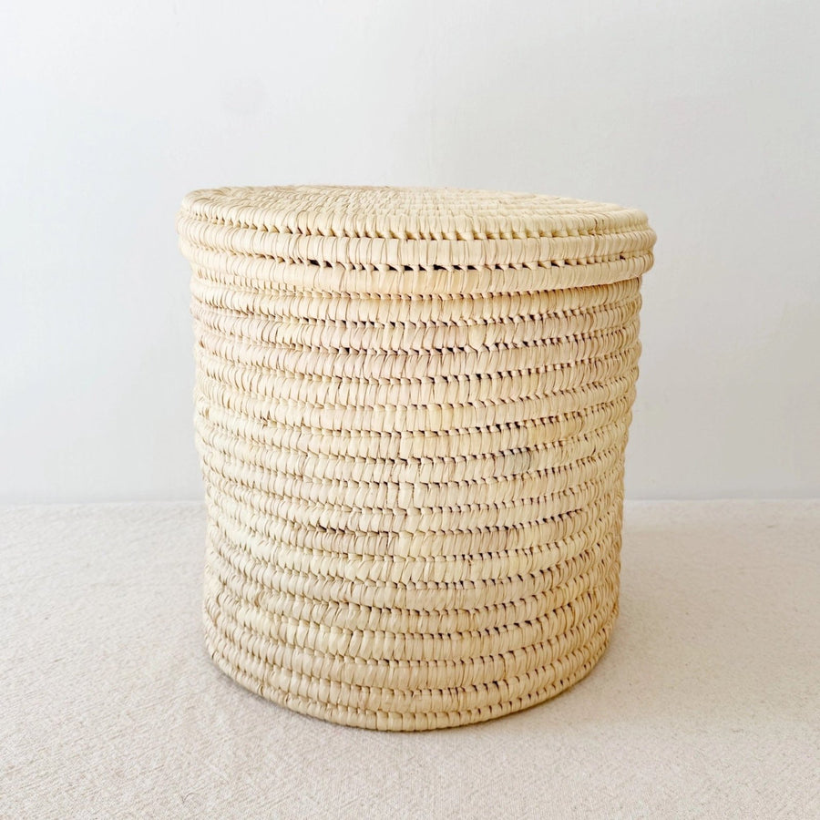 Lidded Palm Basket - Turkana - Amsha