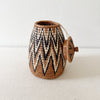 Lidded Zulu Basket #A101 - Amsha