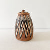 Lidded Zulu Basket #A101 - Amsha