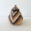 Lidded Zulu Basket #A103 - Amsha