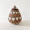 Lidded Zulu Basket #A109 - Amsha