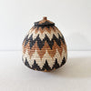 Lidded Zulu Basket #A112 - Amsha