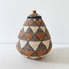 Lidded Zulu Basket #A115 - Amsha