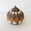 Lidded Zulu Basket #A116 - Amsha