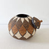 Lidded Zulu Basket #A116 - Amsha