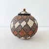 Lidded Zulu Basket #A118 - Amsha