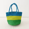 Medium Sisal Tote: Brights - Amsha