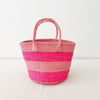 Medium Sisal Tote: Brights - Amsha