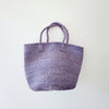 Medium Sisal Tote: Lavender - Amsha