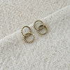 Mini Twine Hoop Studs - Amsha