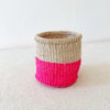 Storage Plant Basket: Pop of Pink - Amsha