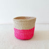 Storage Plant Basket: Pop of Pink - Amsha