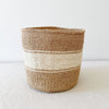 Storage Plant Basket: Striped Sand - Amsha