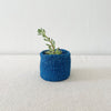 Storage Plant Basket: Teal Blue - Amsha