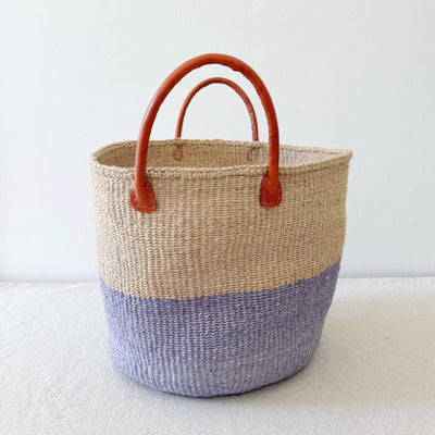 XL Floor Basket: Pop of Purple - Amsha