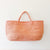 XL Sisal Tote: Peach