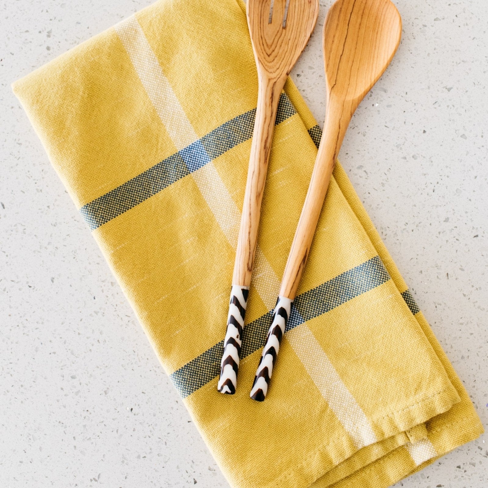 Plaid Two Tone Cotton Kitchen Towels